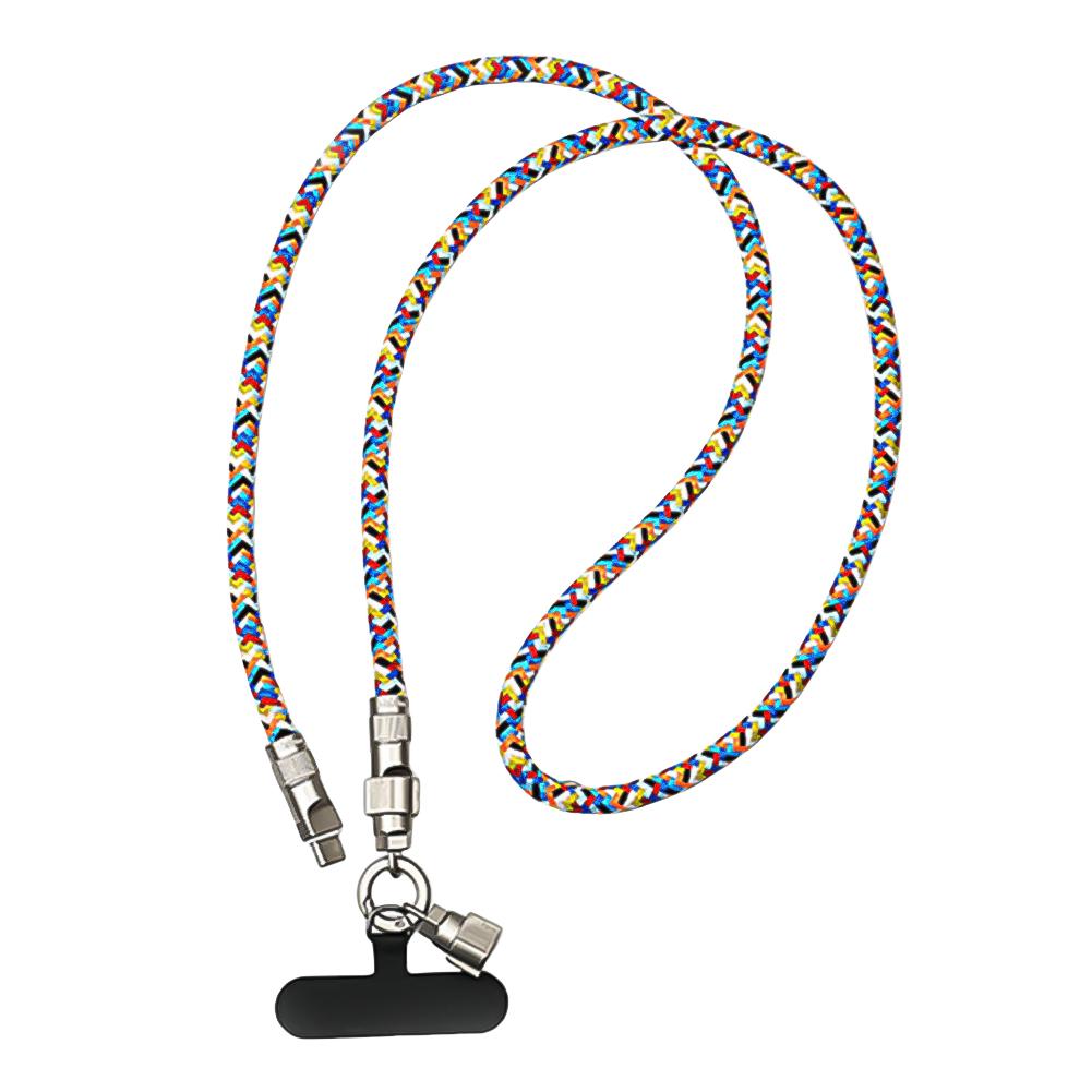 

2 in 1 Phone Lanyard PD 60W Charging Cable USB-C To USB-C Cable Crossbody Phone Lanyard 7mm Thick Rope Mobile Phone Accessories