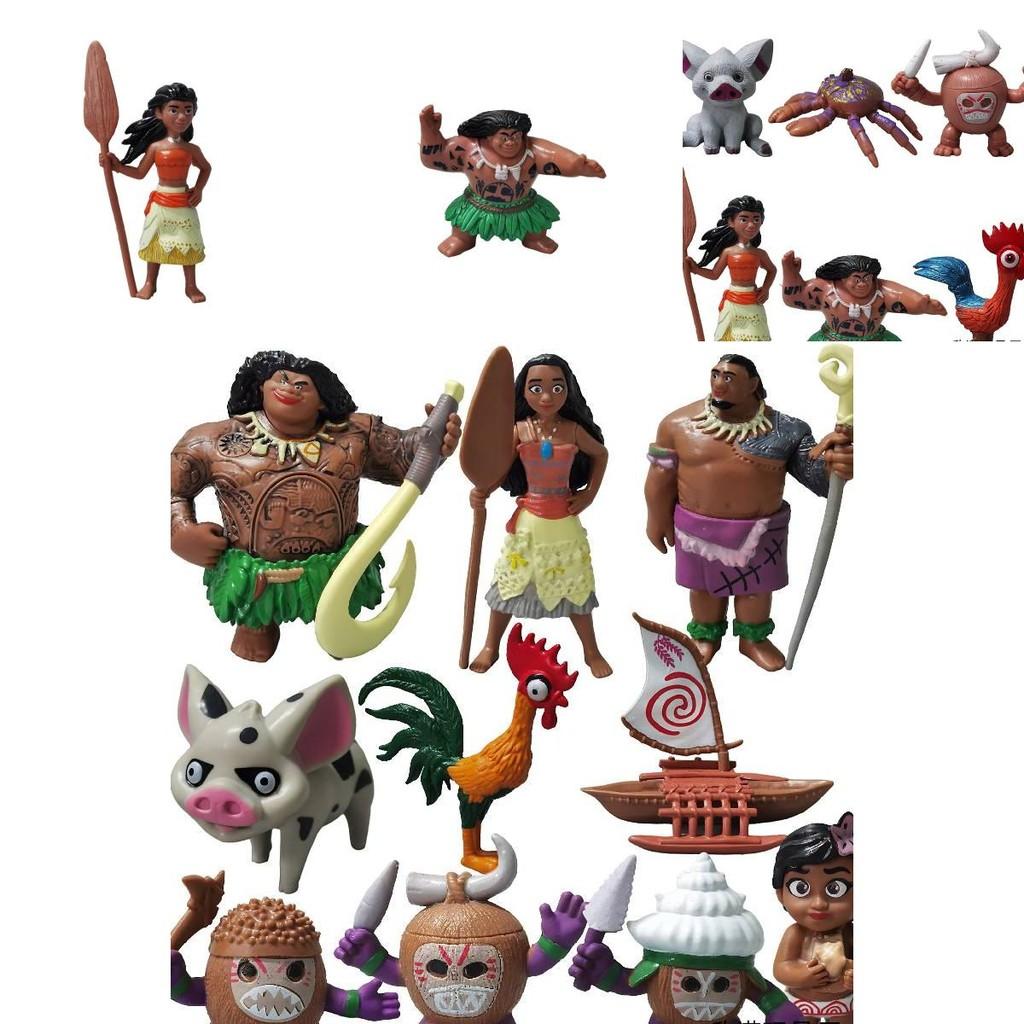 Adorable Moana Princess Collectible Figures Set Ideal For Display And Creative Crafts