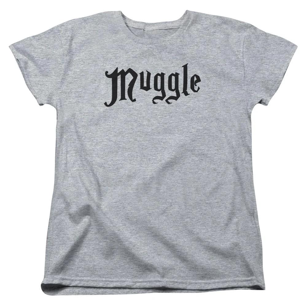 

Harry Potter Muggle Womens T Shirt Athletic Heather XL