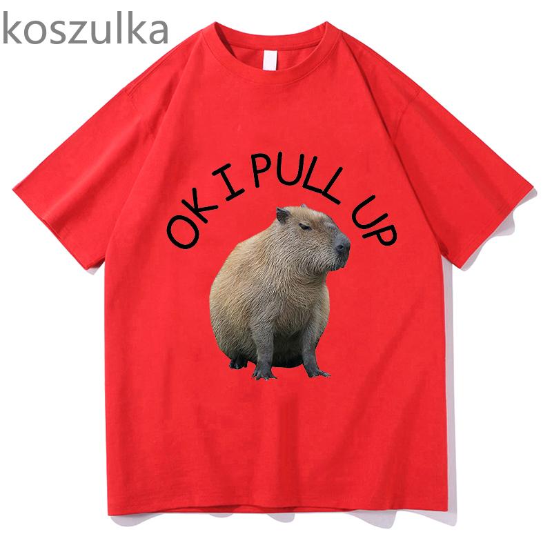 Unisex Capybara t shirt summer Unisex t-shirt Capybara Shirts Capybara Love T Shirt Cotton Brand T-shirt Unisex O-neck Teeshirt Drop Shipping
