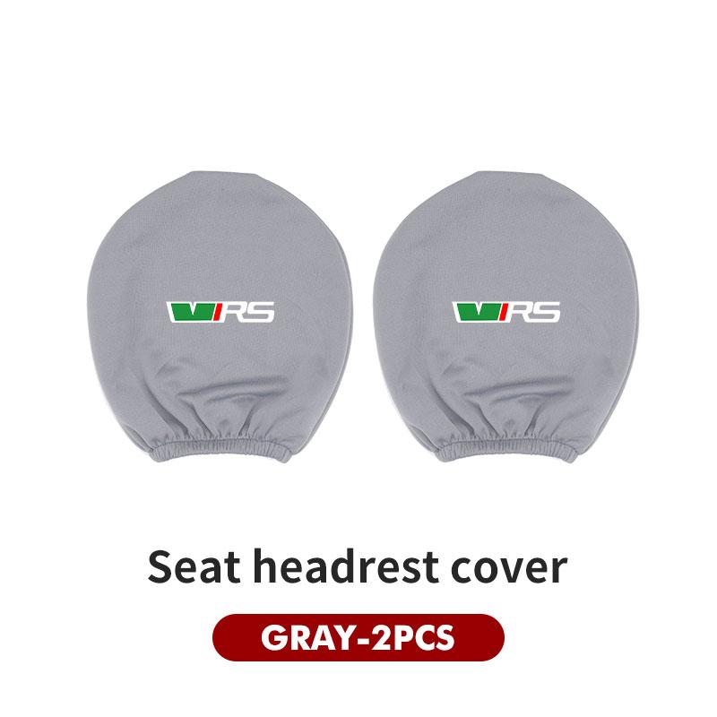 Car Seat Headrest Neck Pillow Cover Anti-Dirty Protective Cover For Skoda Octavia 2 3 Rapid Kodiaq Karoq Fabia Kamiq Superb MK3