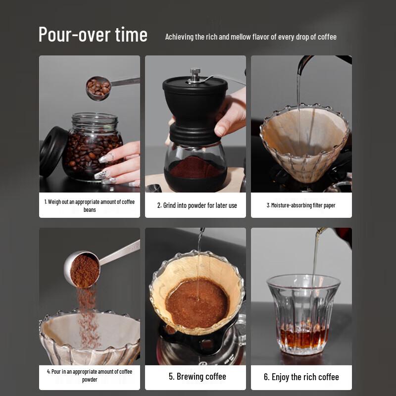 STAR-START 12-teiliges Pour Over Kaffee-Geschenkset