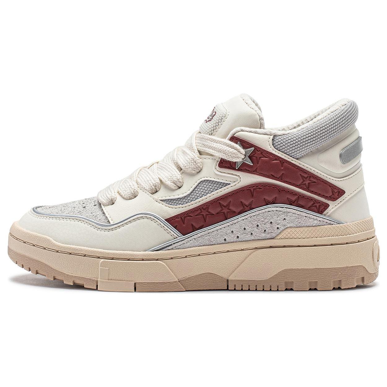 (WMNS) Li-Ning WeiWu Mid White Grey Red Women s AGCT498-1 EU 35