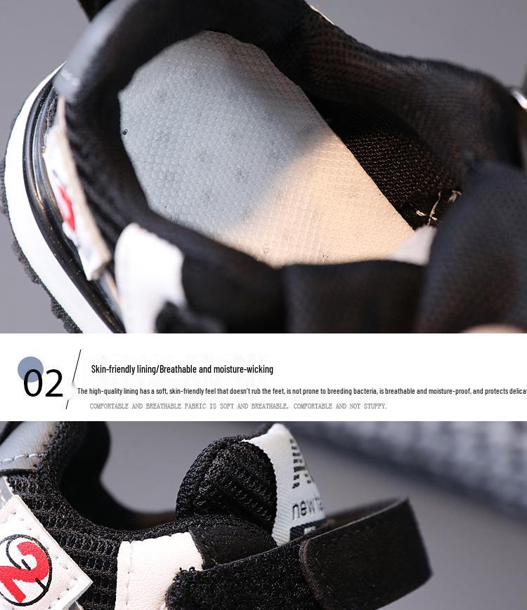 2023 Autumn Kids' Sports Mesh Shoes for Boys and Girls, Ages 1-6
