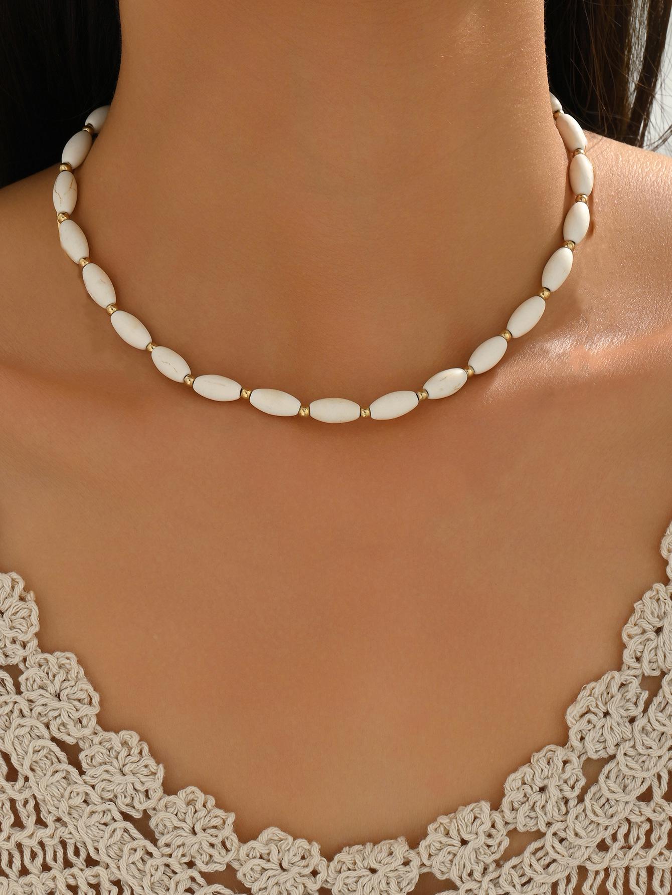 Барочное Элегантное Жемчужное Ожерелье-Чокер из Пресноводного Жемчуга для Женщин