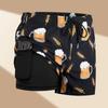 2025 Anti-Embarrassment Men's Double-Layer Beach and Sports Shorts