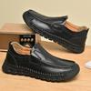 Men's Hand-stitched Leather Shoes Outdoor Casual Sneakers Large Size 39-46