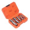 5 Piece NPT Pipe Tap Set Sizes Included 3 4 1 2 3 8 1 4 1 8inch Carbon Steel Threading Plumbing NPT Tap Set with