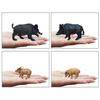 Wild Boar Figurine Lovely Creative Vivid Wild Animal Wild Boar Model for Decoration