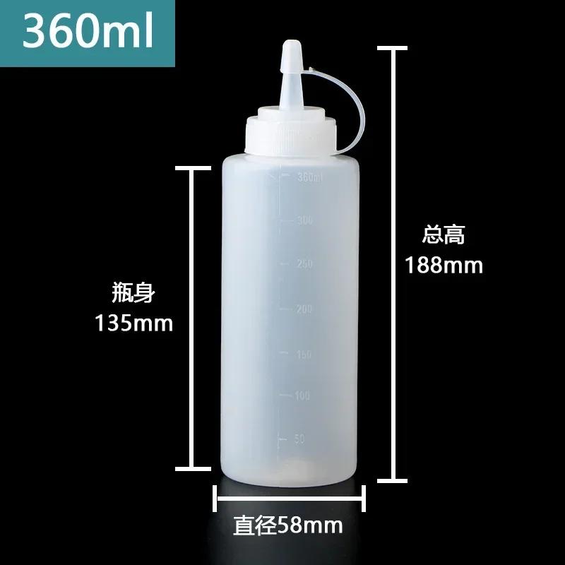 Squeeze Sauce Bottle Condiment Bottles Dispenser Squeeze Ketchup BBQ Sauces Olive Oil Bottle Dispenser Home Kitchen Supplies