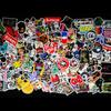 100 ks Neopakující se PVC Kreslené Barevné Tiskové Samolepky Obtisky pro Auto Skateboard Laptop Zavazadla - Náhodné Doručení