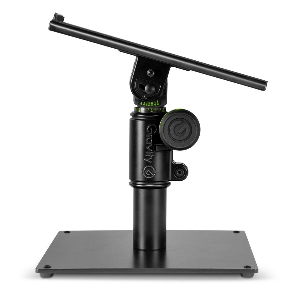 GRAVITY Desktop Studio Monitor Speaker Stand with Adjustable GSP3102 Angle,
