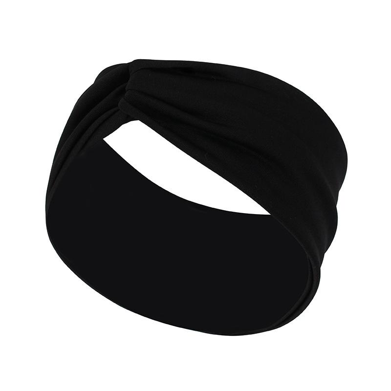 

Широкополая повязка на голову с узлом, двухцветная повязка на голову с узлом, аксессуар для волос