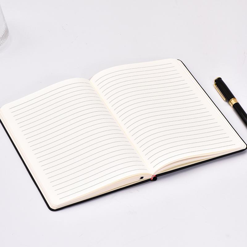 European American Custom A5 Thick Hardcover Notebook Journal Luxury Leather for School Use Foreign