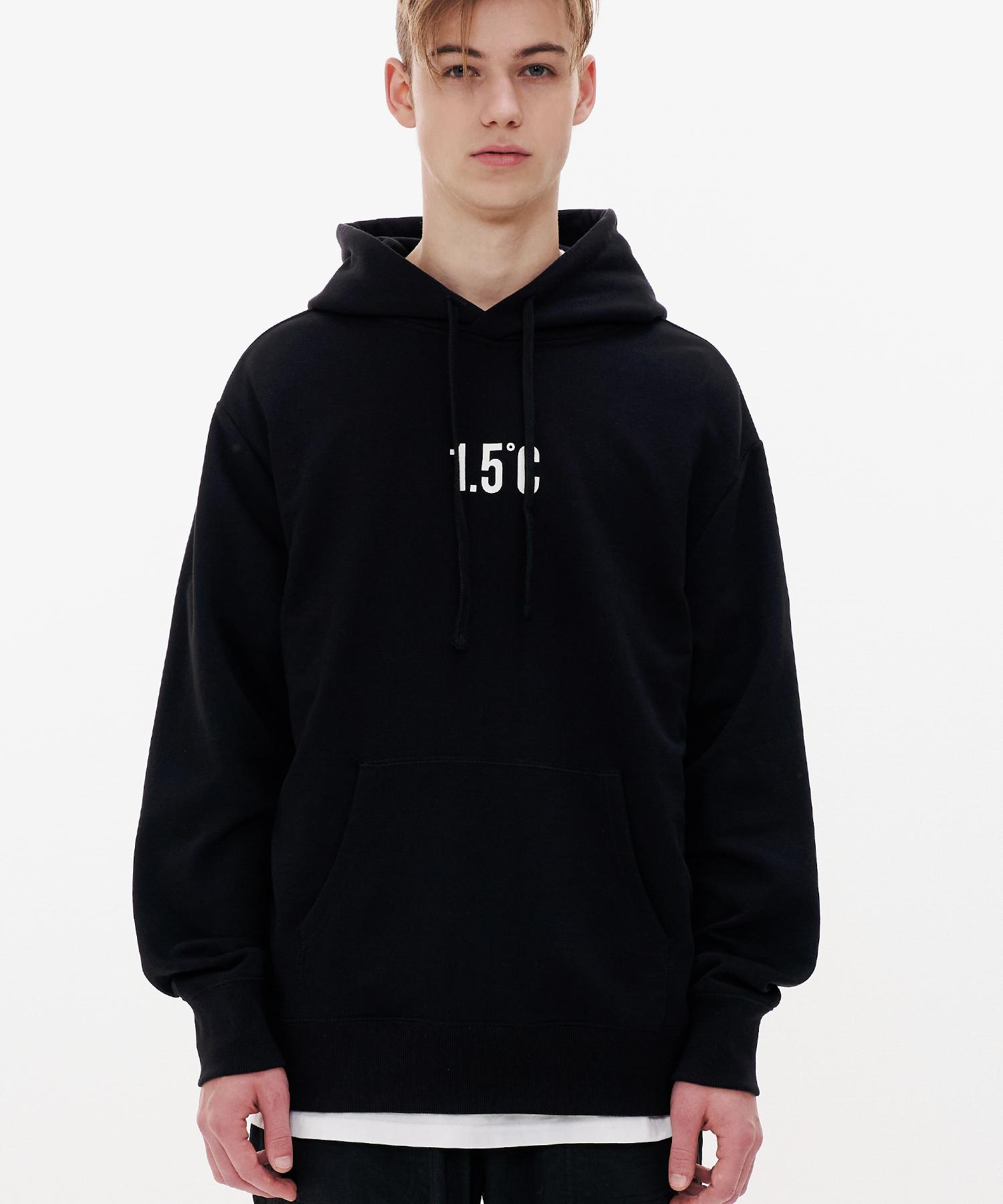 Pollution 1.5C Logo Hoodie L