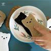 UOPR Cat Sponge Kitchen Sponge Cat Set Soft Antibacterial Type For Kitchen Use For Oil Stains 12-Piece Long-Lasting
