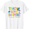 Dr Seuss Cat Hat Teach Love Inspire Officially Licensed T-Shirt
