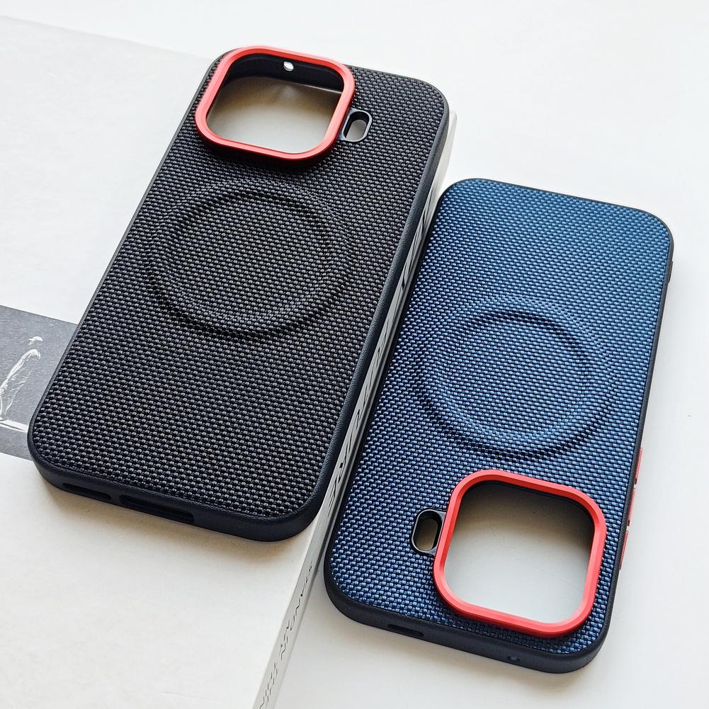 Magnetic Ring With Red Circle Lens Heightened protect Case For IQOO Z11 Turbo Z10 Turbo Pro + vivo IQOO 15 13 Slim Back Cover