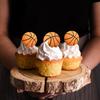 20 Stück Basketball Kuchen Topper Dekorationen Mini Cupcake Dekorationen für Basketball Party Geburtstagsparty Sport Party Zubehör