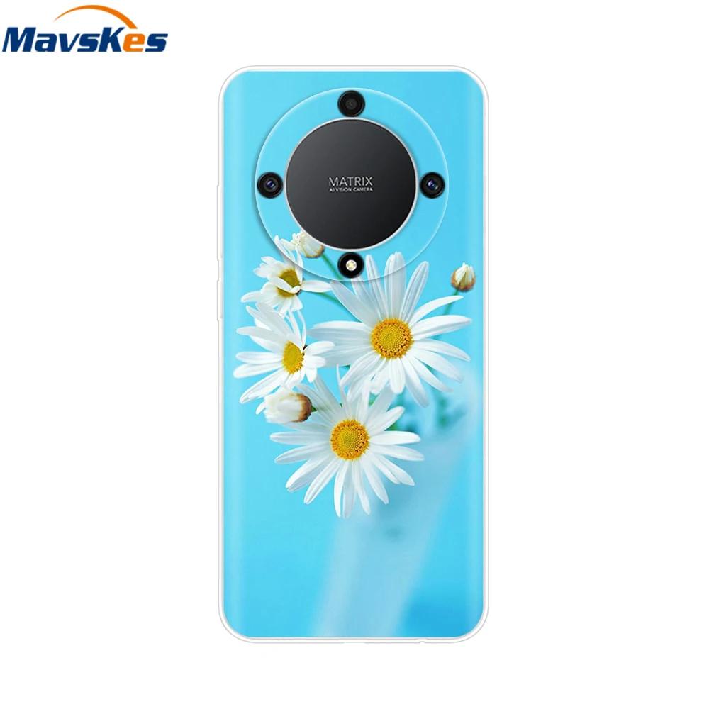 Soft Case For Honor Magic6 Lite TPU Silicone Phone Case For Honor X9b X9a Magic 5 6 Lite 5G Protective Shell Back Cover Fundas