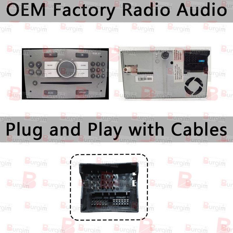 16PIN Android Radio Power Cord Connector Wiring Harness Adapter Canbus Decorder For Opel Antara 2006-2017 Astra H 2004-2014