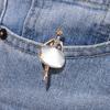Fashion Backpack Bag Ballet Girl Pin Crystal Badge Clothes Accessories Dancing Girl Brooches