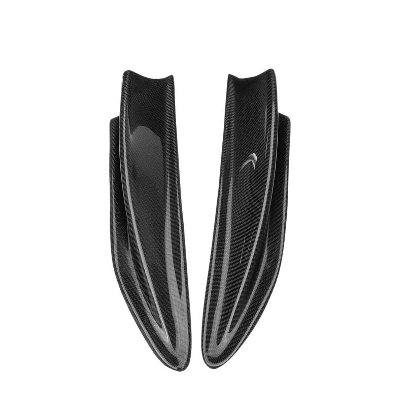 2 szt. Osłony wlotów powietrza na błotnik boczny dla Subaru BRZ Toyota 86 GT86 Scion FR-S Błyszcząca czerń Prawdziwe włókno węglowe