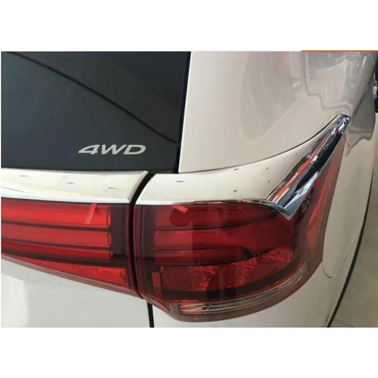 Für Mitsubishi Outlander 2016 2017 2018 Rücklicht Streifen ABS Verchromtem Kunststoff Externe Rücklicht Dekoration 4 teile/satz
