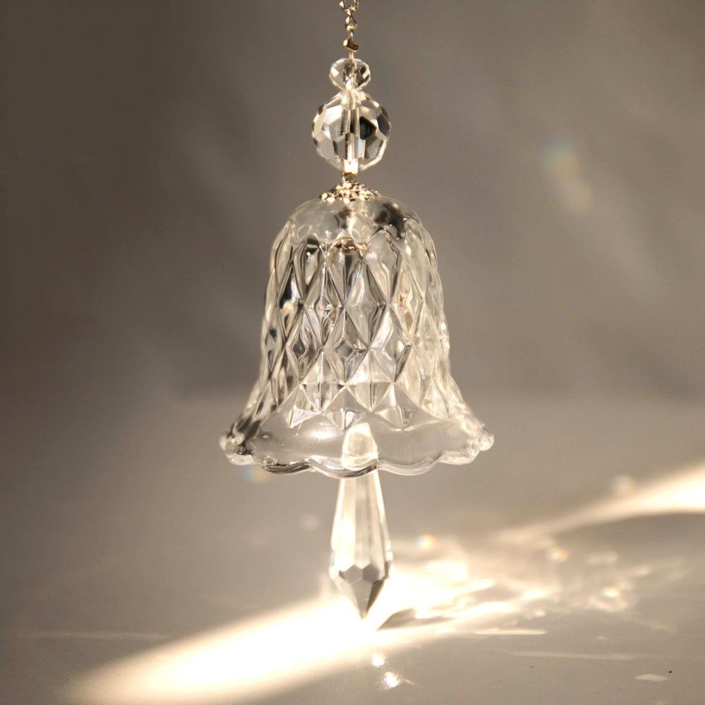 Rainbow Crystal Wind Chime Window Hanging Bell Glass Pendant Sun Catcher Christmas Decoration Home Decoration Garden Decoration