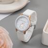 Casual Round Pointer Women Quartz Watch Cute Candy Color Analog Silicone Band Wristwatch
