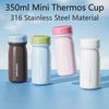 Portable 350ML Thermos Cup Pocket Cup Outdoor Car Stainless Steel Coke Bottle Double Layer Vacuum Cup Outdoor Camping Drinkware