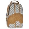 New SPRAYGROUND Artificial Leather Backpack Unisex Latte Brown SD-B5794