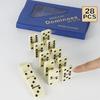 Four-Color Double Six Dominoes Set in PVC Box