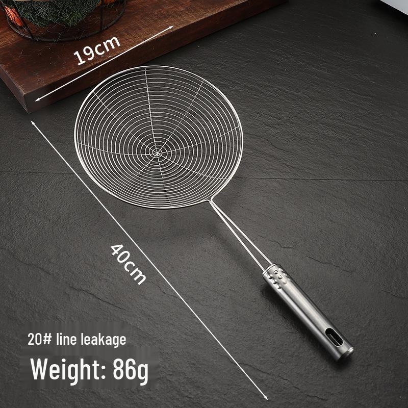 Stainless Steel Fine Mesh Skimmer Colander & Noodle Strainer Spoon