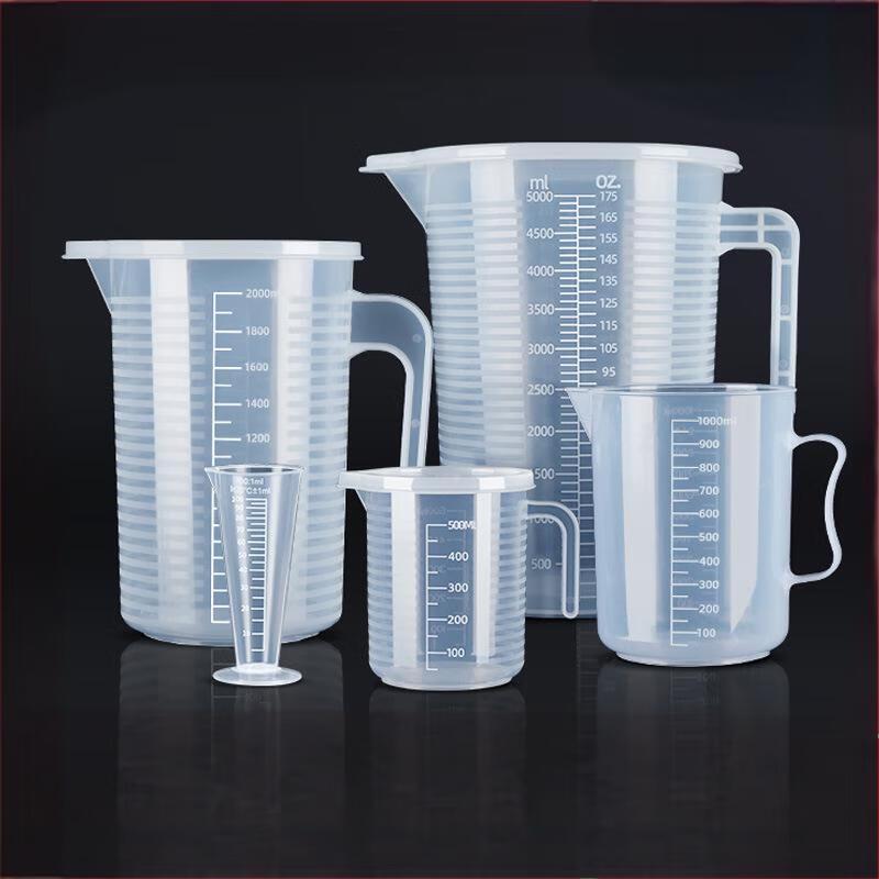 Lijia Kitchen Plastic Measuring Cup with PP White Lid