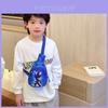 Cartoon Kids Crossbody Bag Lightweight Nylon Chest Pack Adjustable Strap For Daily Use
