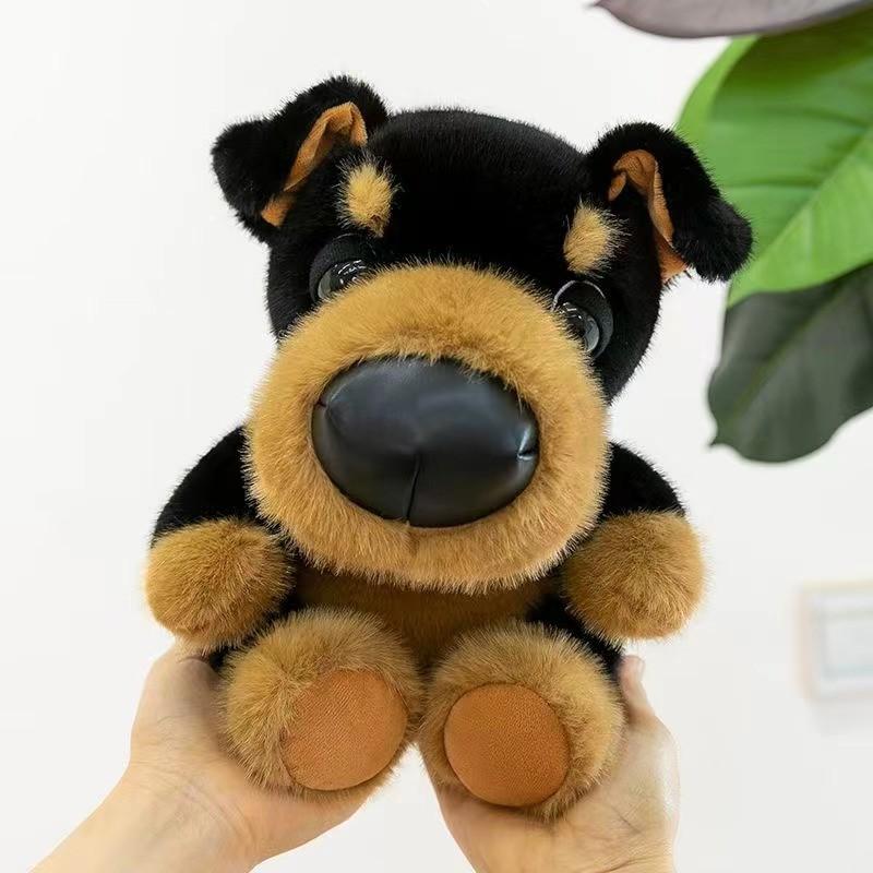 Large Head Dog Plush Toy Husky Soft Stuffed Animal For Kid Gift