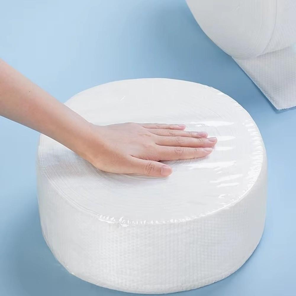 Thickened and Enlarged Disposable Face Towels Extra Large Roll Cotton Facial Cleansing Towel Pearl Pattern Skin-friendly