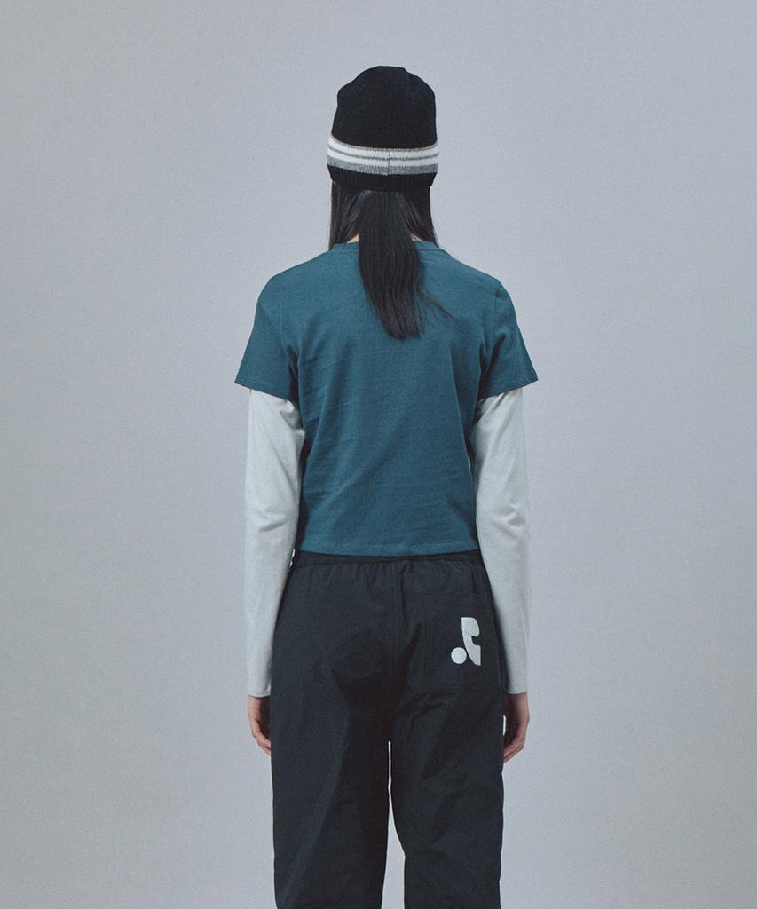REST&RECREATION Layered Sleeve Top - Blue