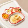 BPA-Free Divided Silicone Suction Plate Non-Slip Kids Feeding Tableware  Children's Tableware