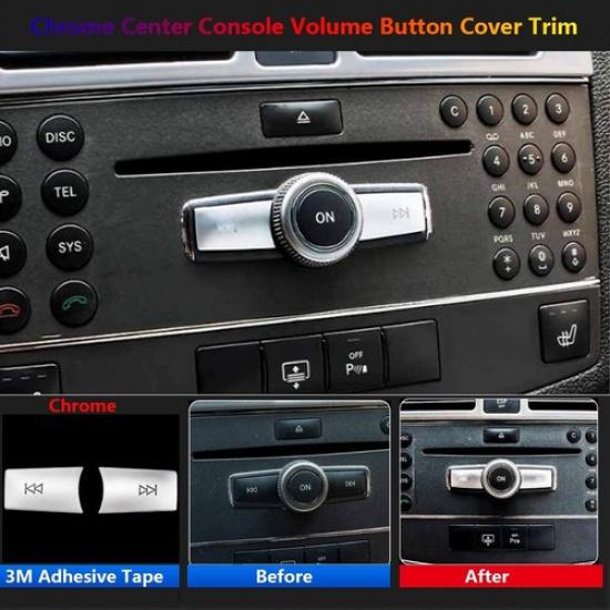 For Mercedes Benz W204 W212 W164 C218 X204 Car Console Volume Switch Cover Trims