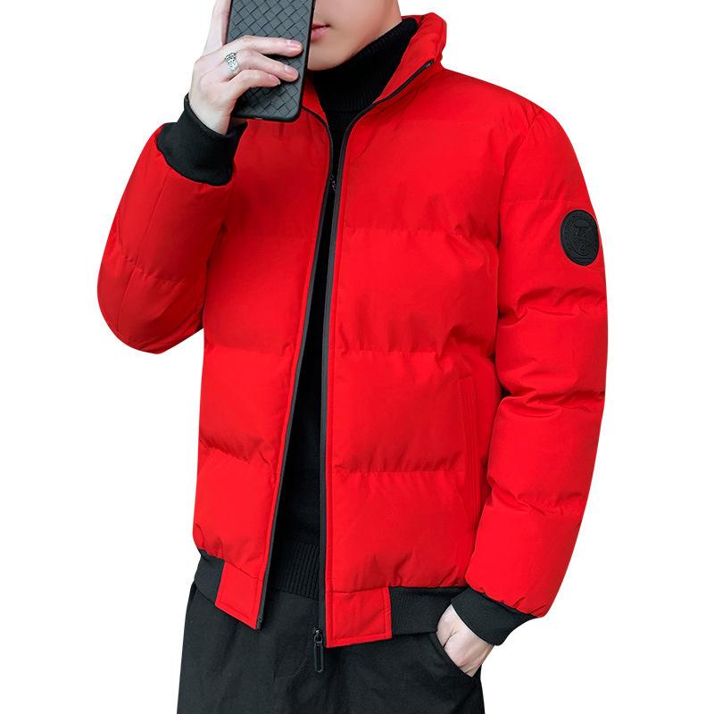 Vestiti Uomo Autunno Inverno Ispessito Caldo Casual Colletto Slim-fit Antifreddo Taglie Forti Cappotto Moda Inverno Moda Cappotto Caldo