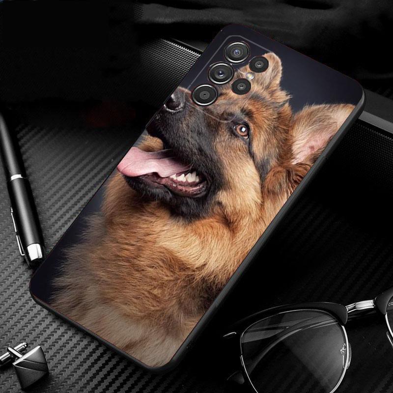 German Shepherd Dog Phone Case For Samsung S25 S24 S23 S22 S21 S20 Ultra S20 S22 S21 S10E S20 FE S24 Plus