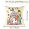 Easter Bunny Pillowcase Happy Easter Decoration For Home Easter Rabbit Eggs Cushion Cover Decorative Pillow Case Easter Gift