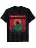 Mens Graphic TShirt The Horror Never Ends Im Still A Stupid Japanese Frog Design 100 Cotton Black Short Sleeve Round Neck