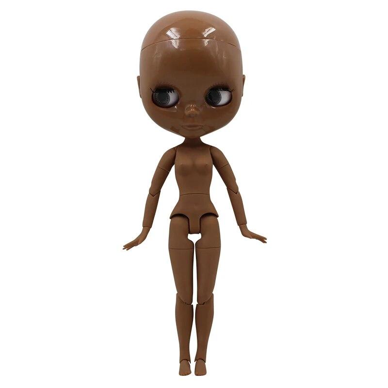 DBS Blyth Doll Bald Head Doll Big Breast Joint Body, the Scalp Is Loose, the Scalp Is Not Assembled