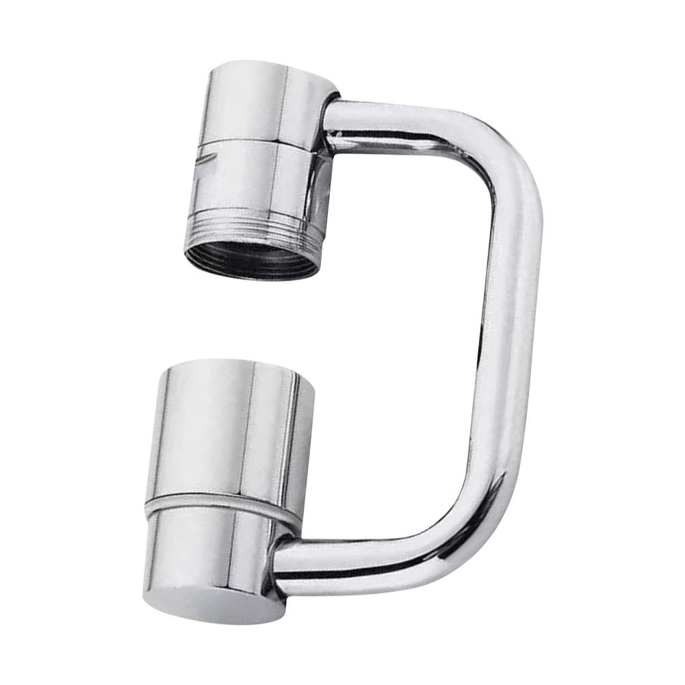 Swivel Faucet Extender Stainless Steel Water Faucet Extension Bathroom Faucet Extender for Sink Face Washing