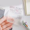 Transparent Sticky Notes 50 Sheets 3x3in Waterproof Strong Stickiness Clear Sticky Notes for Office 