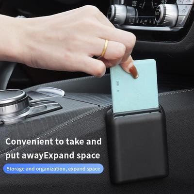 Multifunction Car Organizer Auto Seat Crevice Card Ticket Storage Box Bracket Stand Universal Car Accessories Interior 6.8X8.5Cm