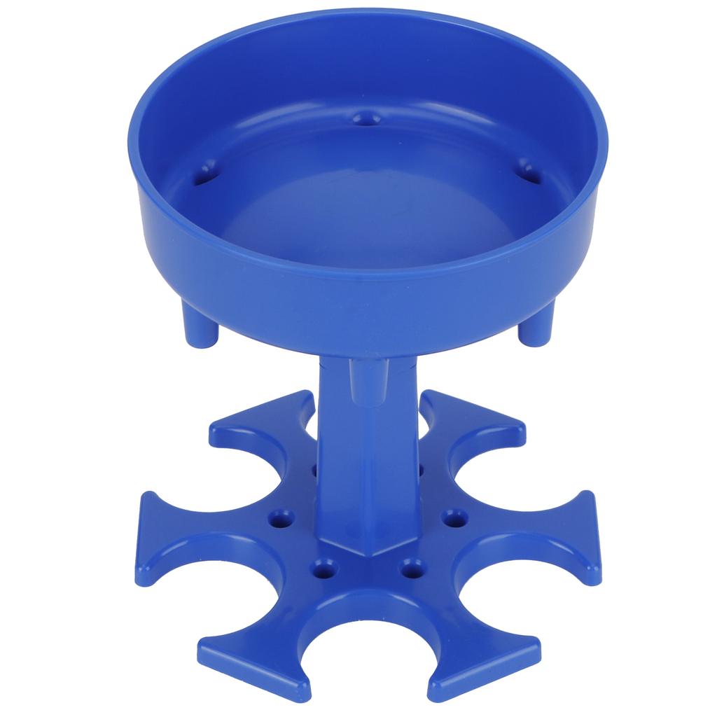 6 Schnapsglas Spender Halter Wein Bier Getränke Spender Partyzubehör Barzubehör Blau